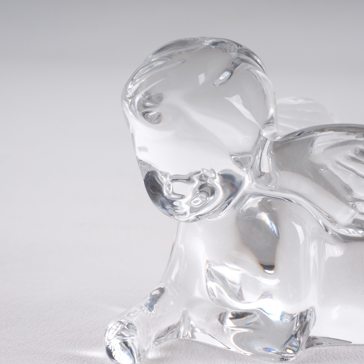 Baccarat Crystal Cherub Figurine