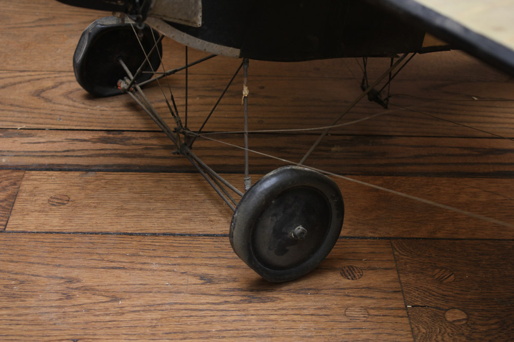 Model of German Fokker Eindecker WWI-era Fighter Plane