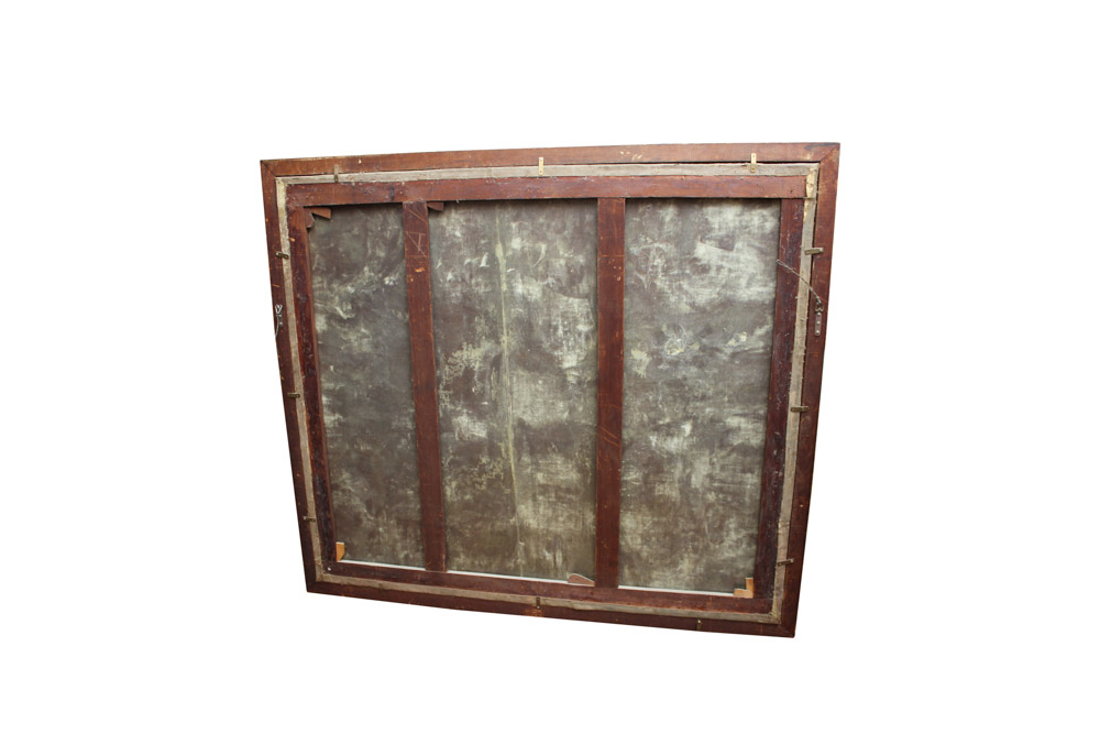 James Carroll Beckwith Oil Painting of Female Nude in Clouds