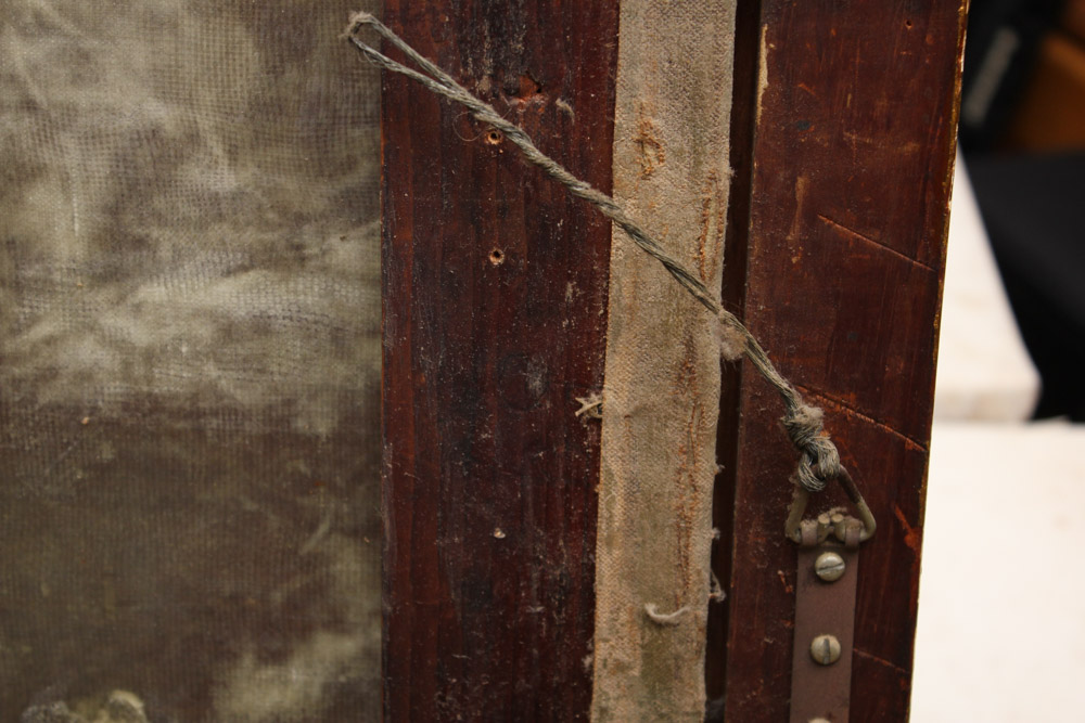 James Carroll Beckwith Oil Painting of Female Nude in Clouds