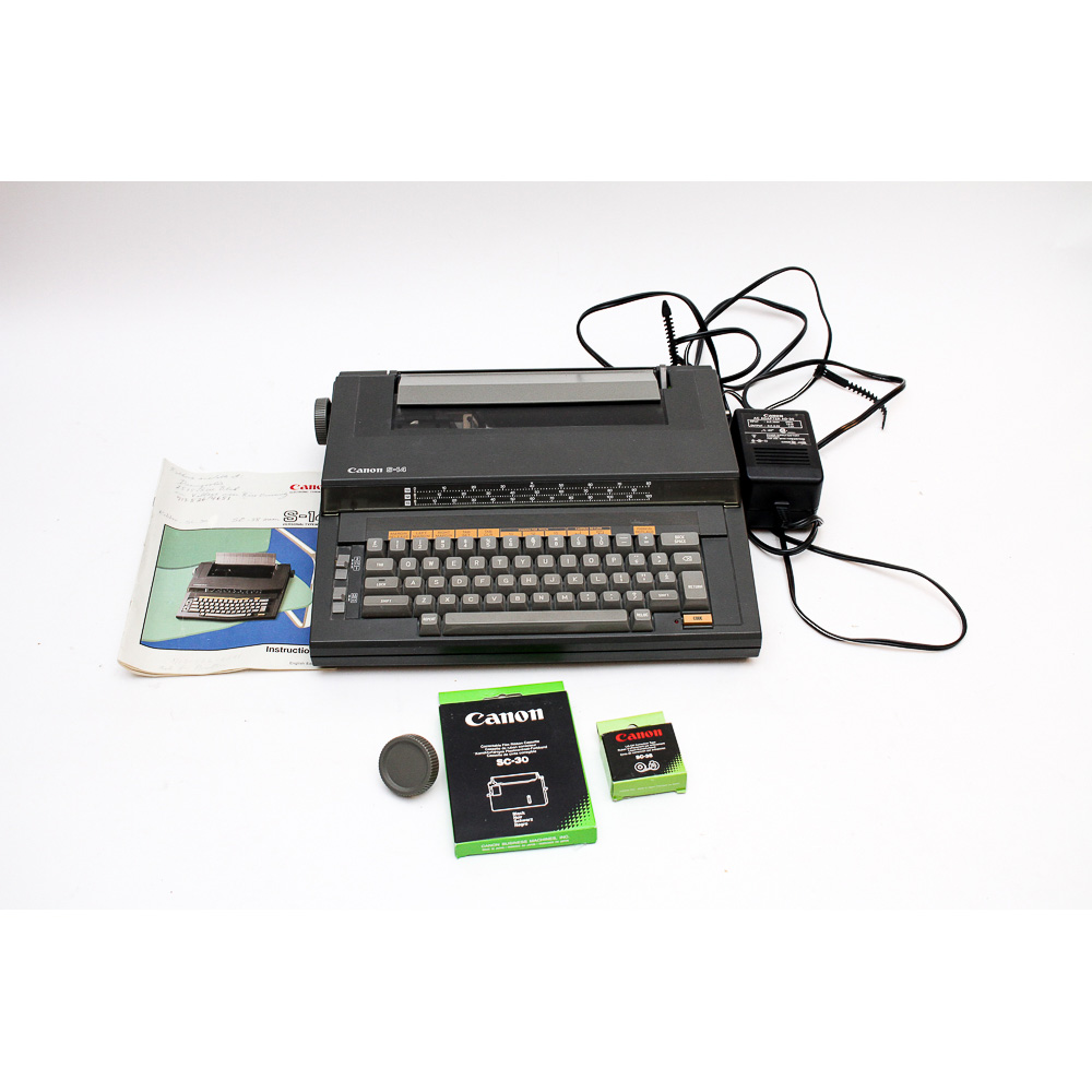 Canon Personal Electric Typewriter, Model S-14