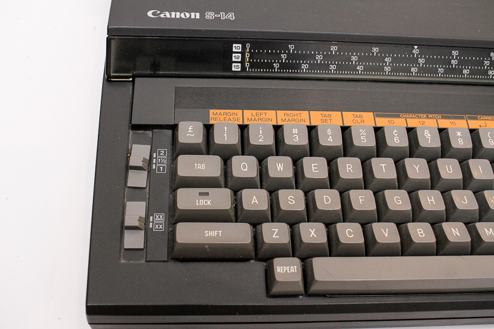 Canon Personal Electric Typewriter, Model S-14