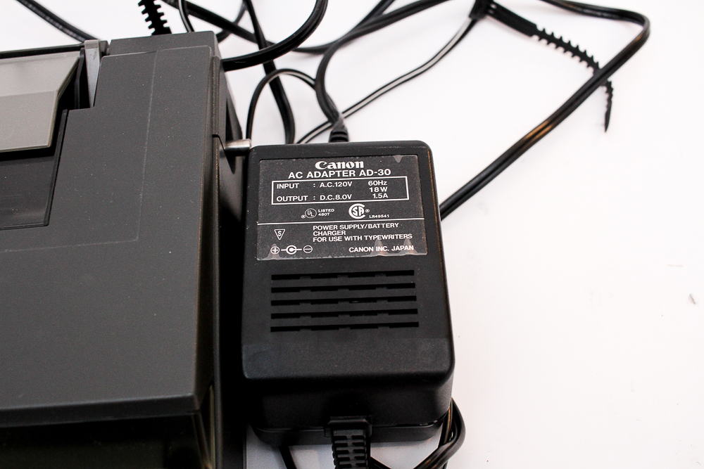 Canon Personal Electric Typewriter, Model S-14