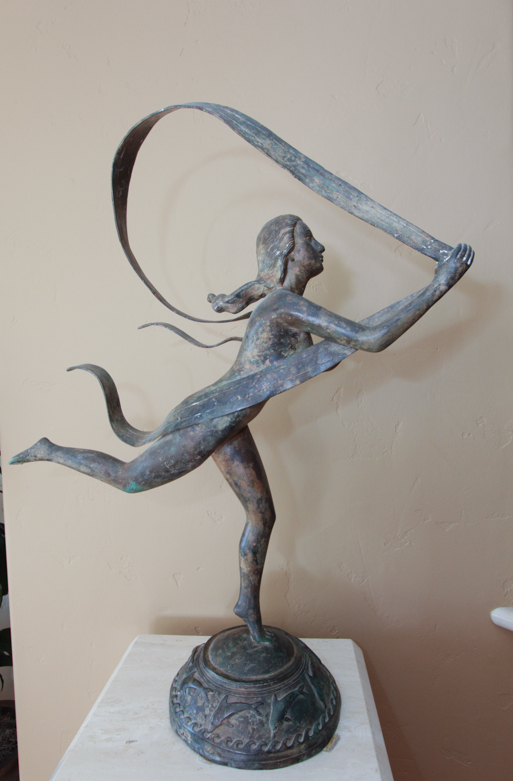 Spelter Statue After "Atalanta" by Paul Howard Manship