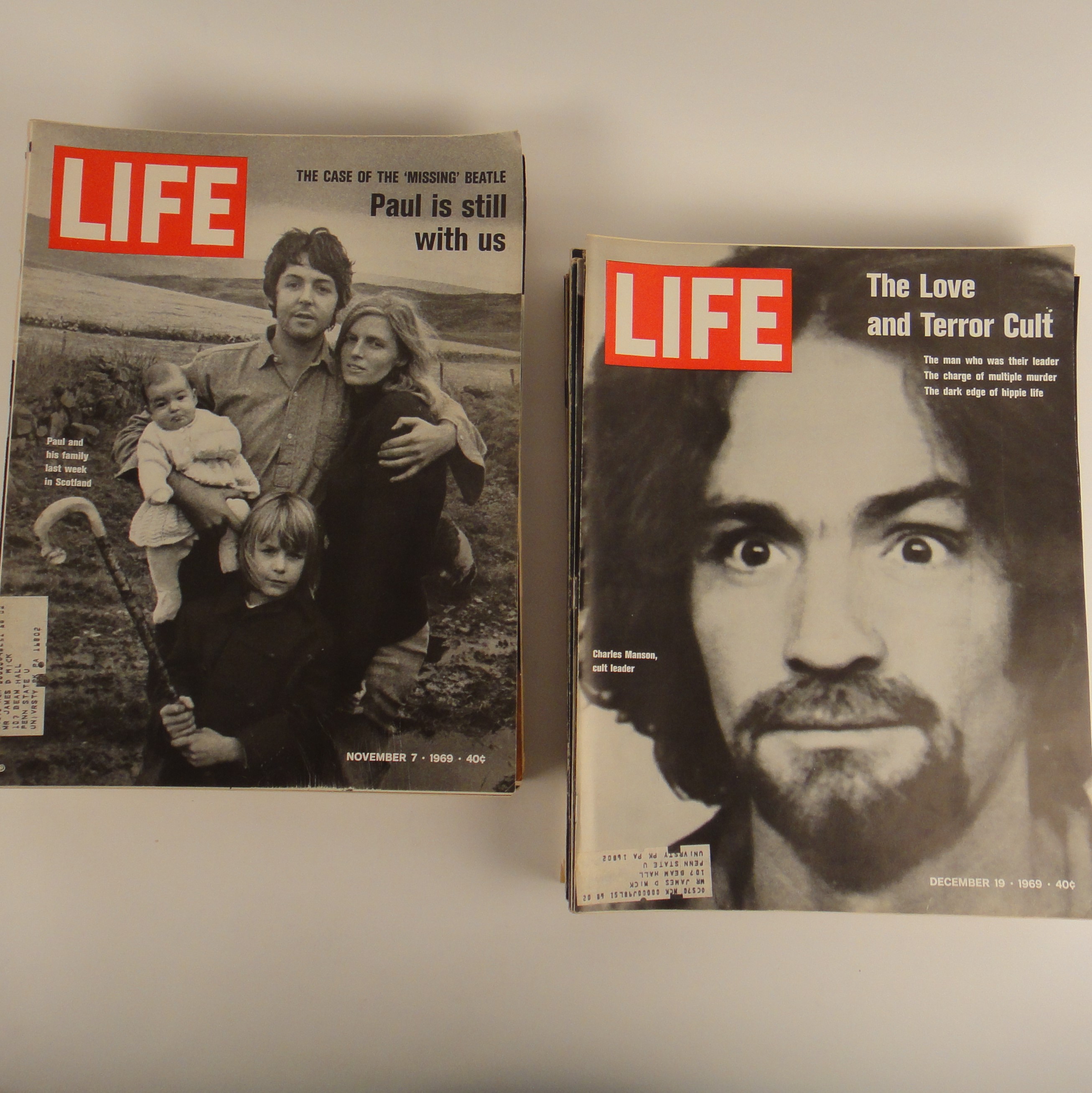 1960s & 1970s Life Magazines