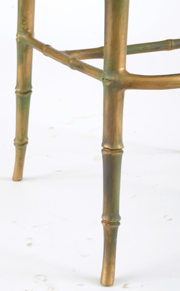 Vintage Hollywood Regency Style Bar Stools by Kessler