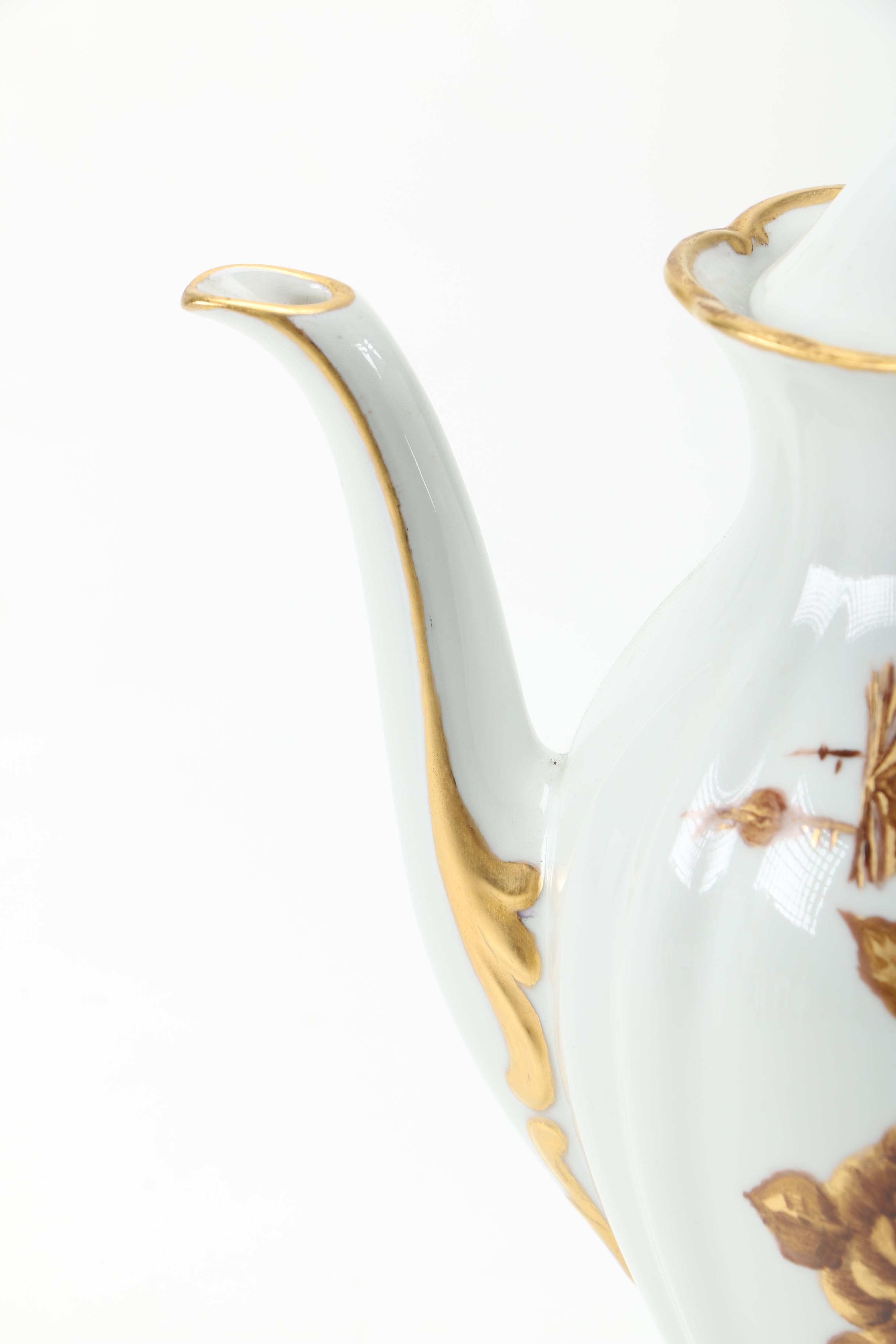 Signed, Hand-Painted Tableware Featuring Bareuther