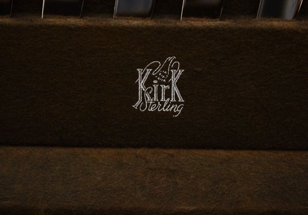 S. Kirk & Son Sterling Silver "Rose" Flatware Set in Case