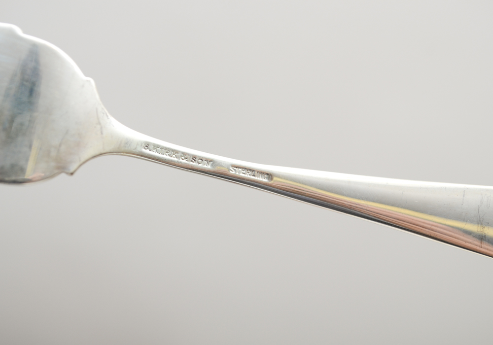 S. Kirk & Son Sterling Silver "Rose" Flatware Set in Case