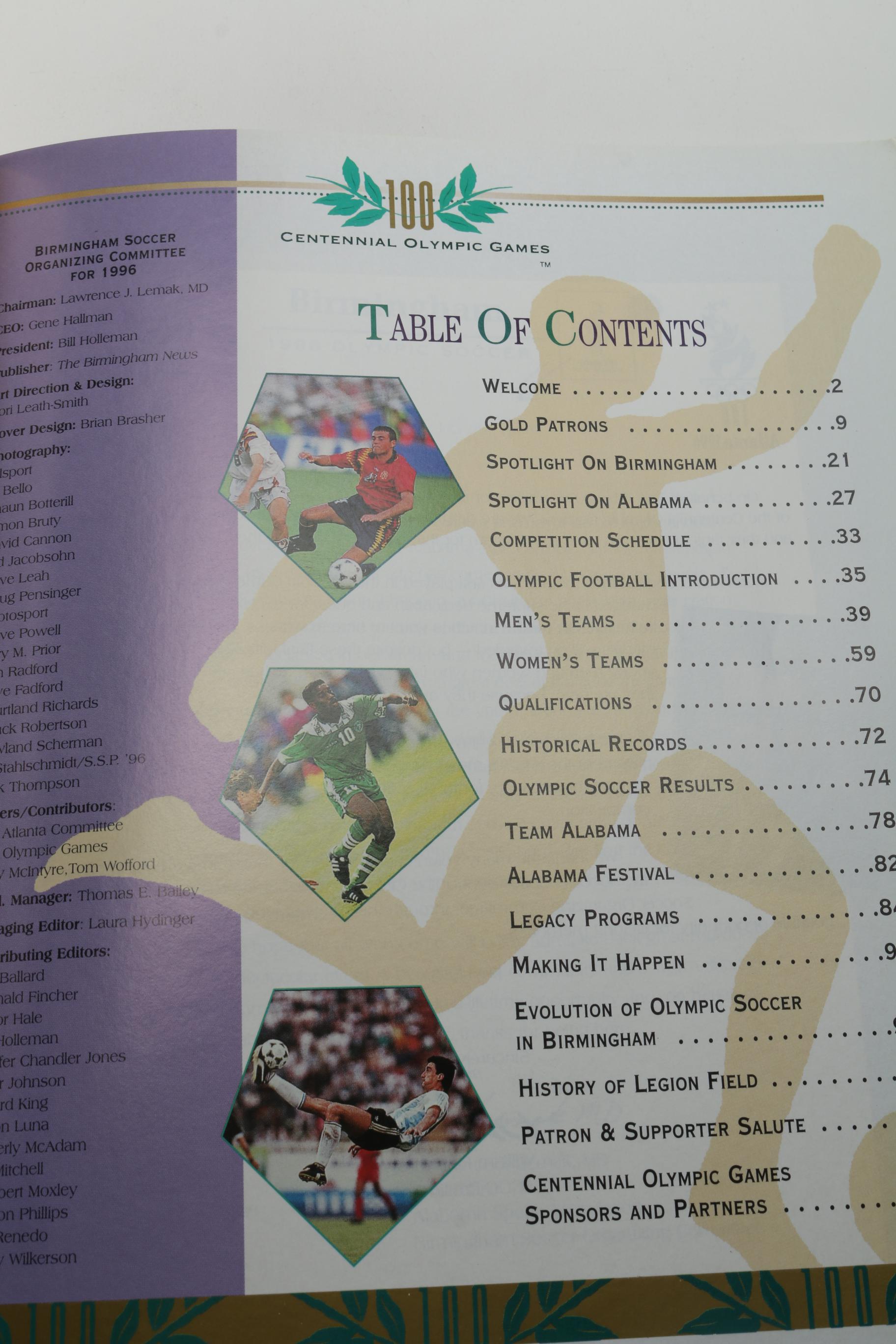 1996 Summer and 2002 Winter Olympic Memorabilia