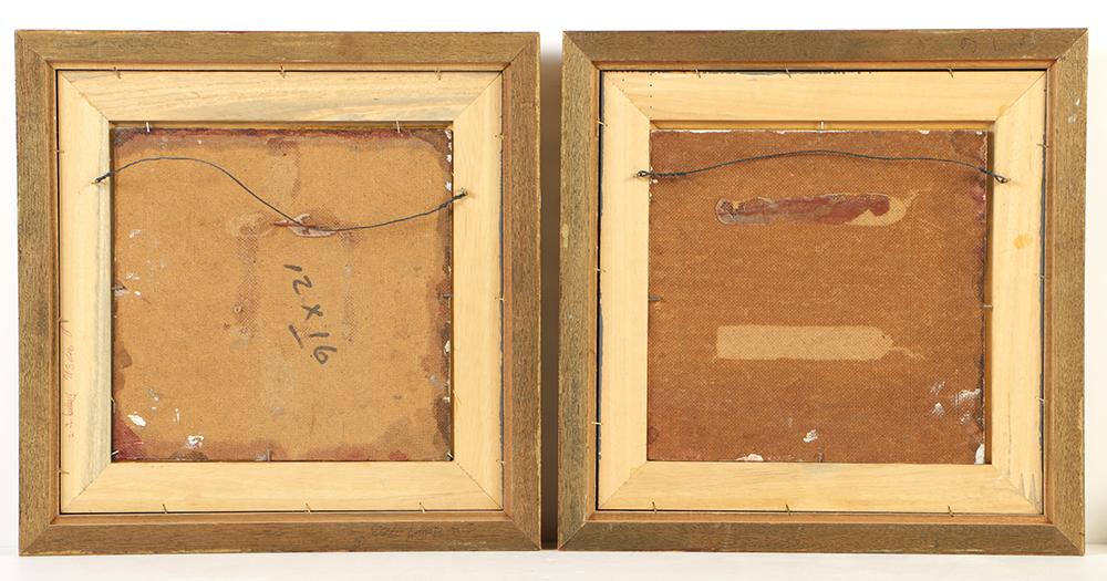 Zabinski Acrylic Paintings with Sand of Animals