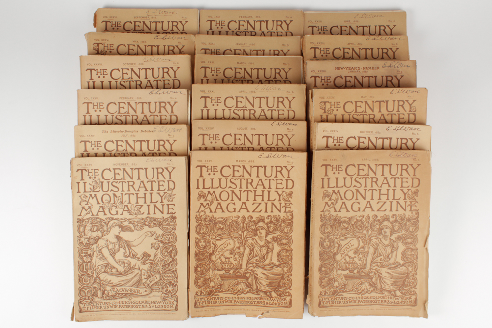 The Century Illustrated Monthly Magazines from 1886,87,88