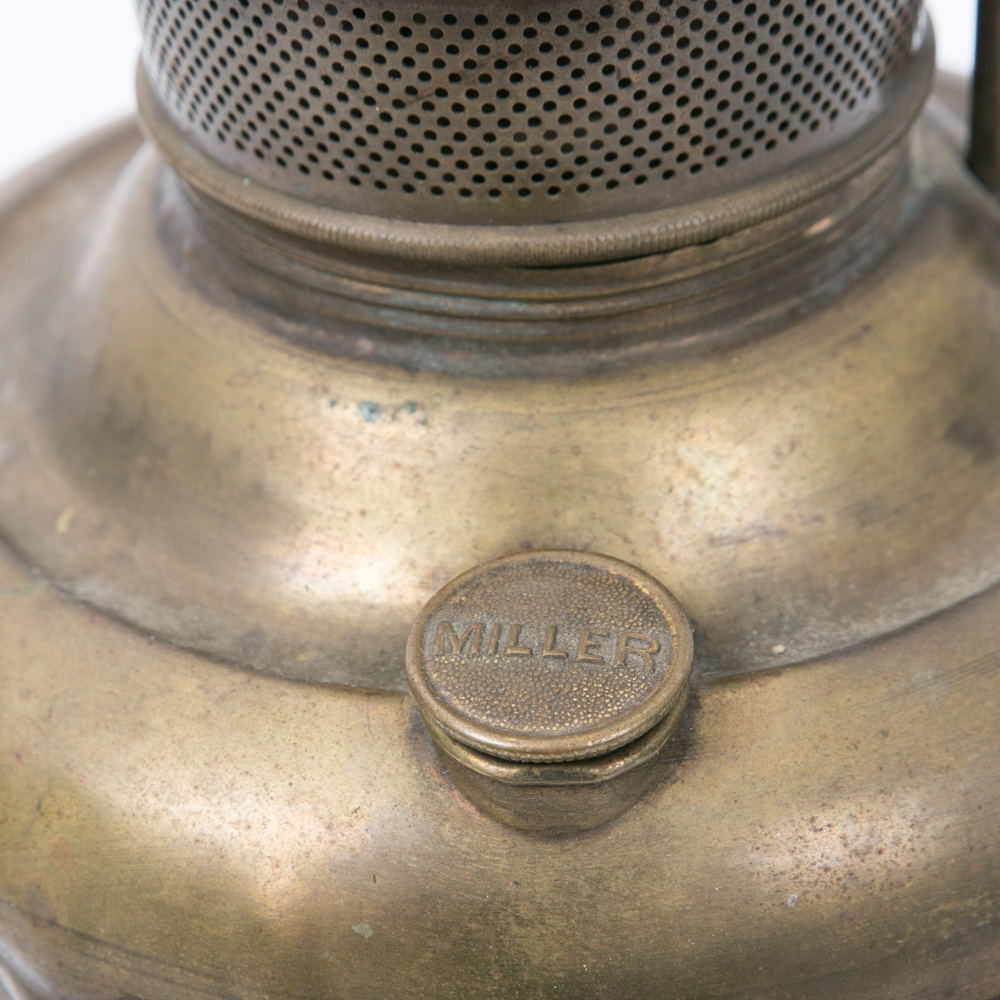 Antique Brass "Juno" Oil Lamp