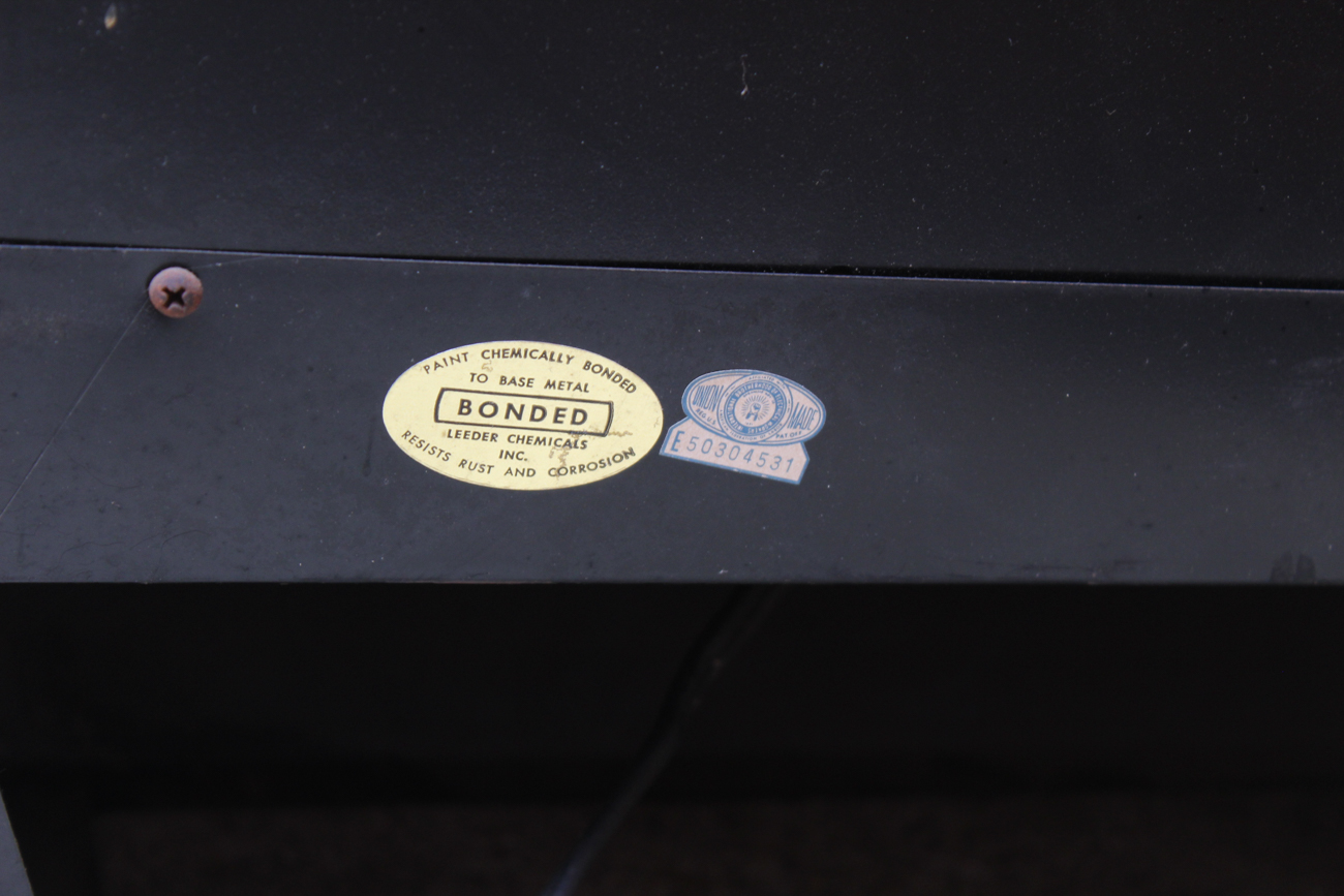 Vintage Mid-Century Modern Electric Fireplace