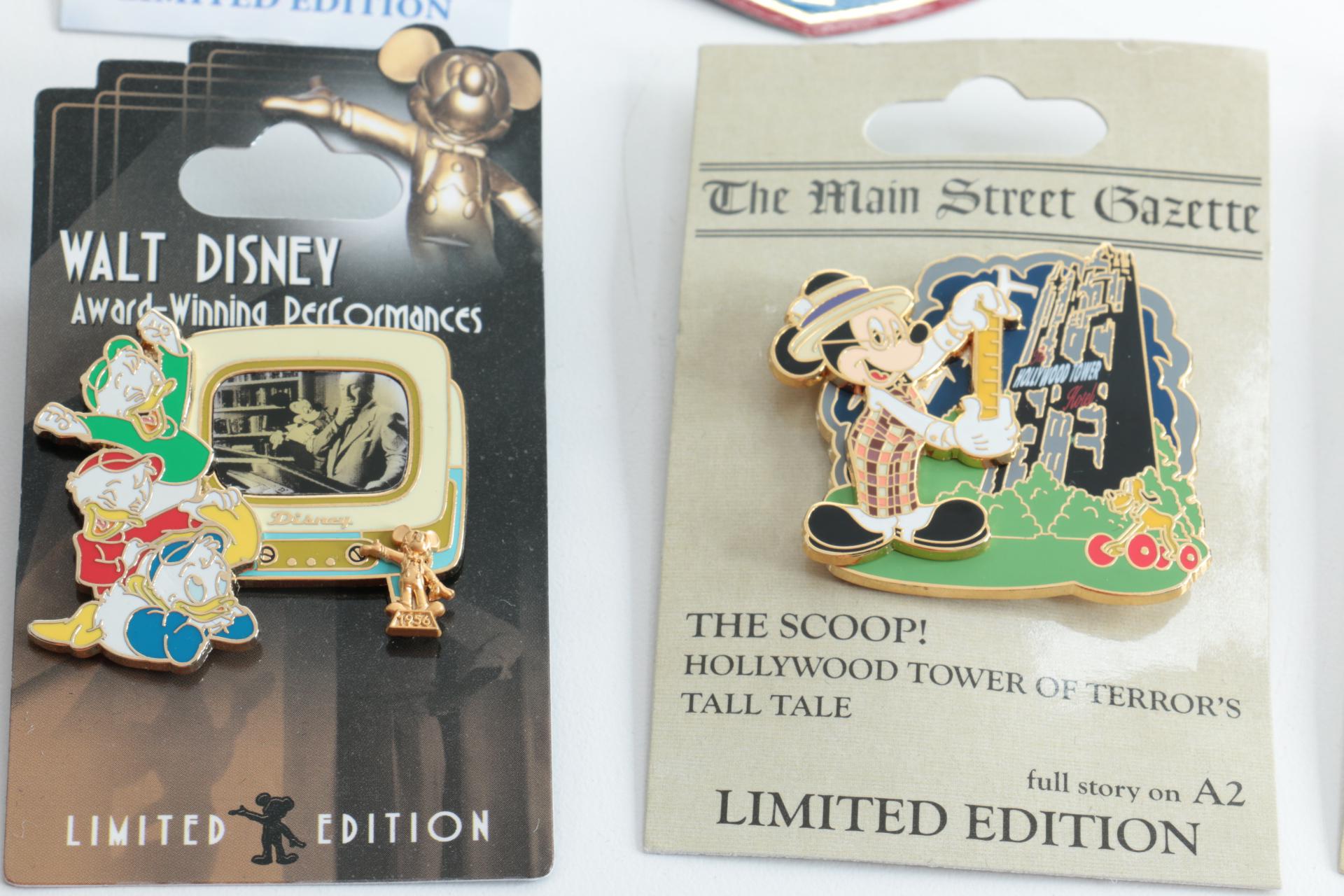 Collections of Limited Edition Disney Pins