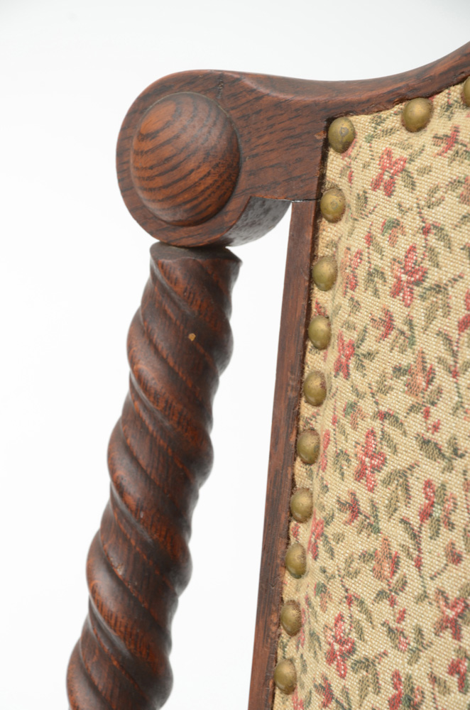 Hunzinger Style Oak Rocking Chair