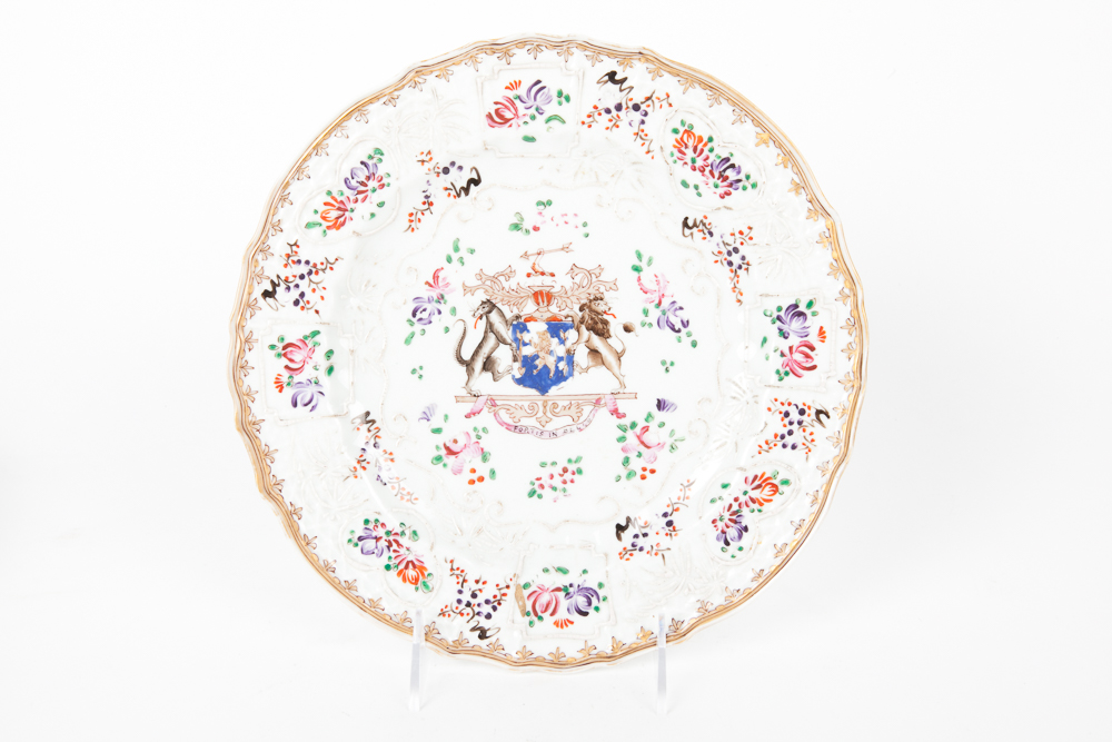 Set of 19th Century Edmé Samson Porcelain Plates