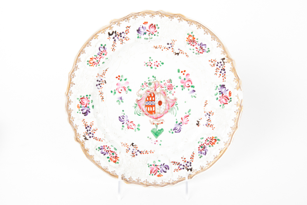 Set of 19th Century Edmé Samson Porcelain Plates