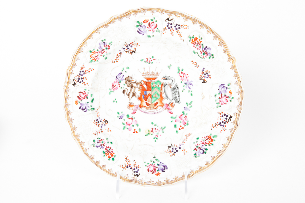 Set of 19th Century Edmé Samson Porcelain Plates