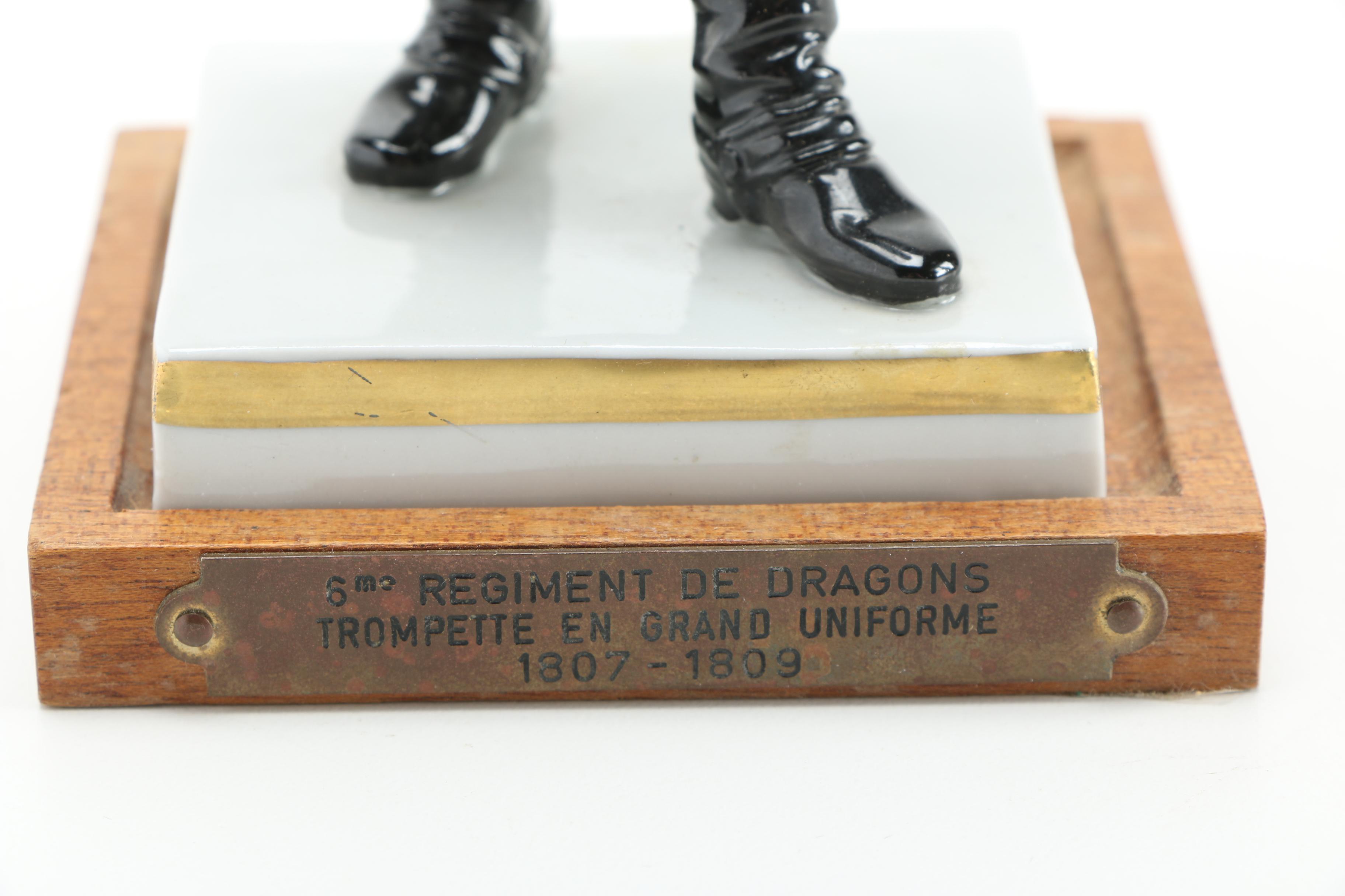 Porcelain Soldiers and Male Figurines Featuring Sitzendorf