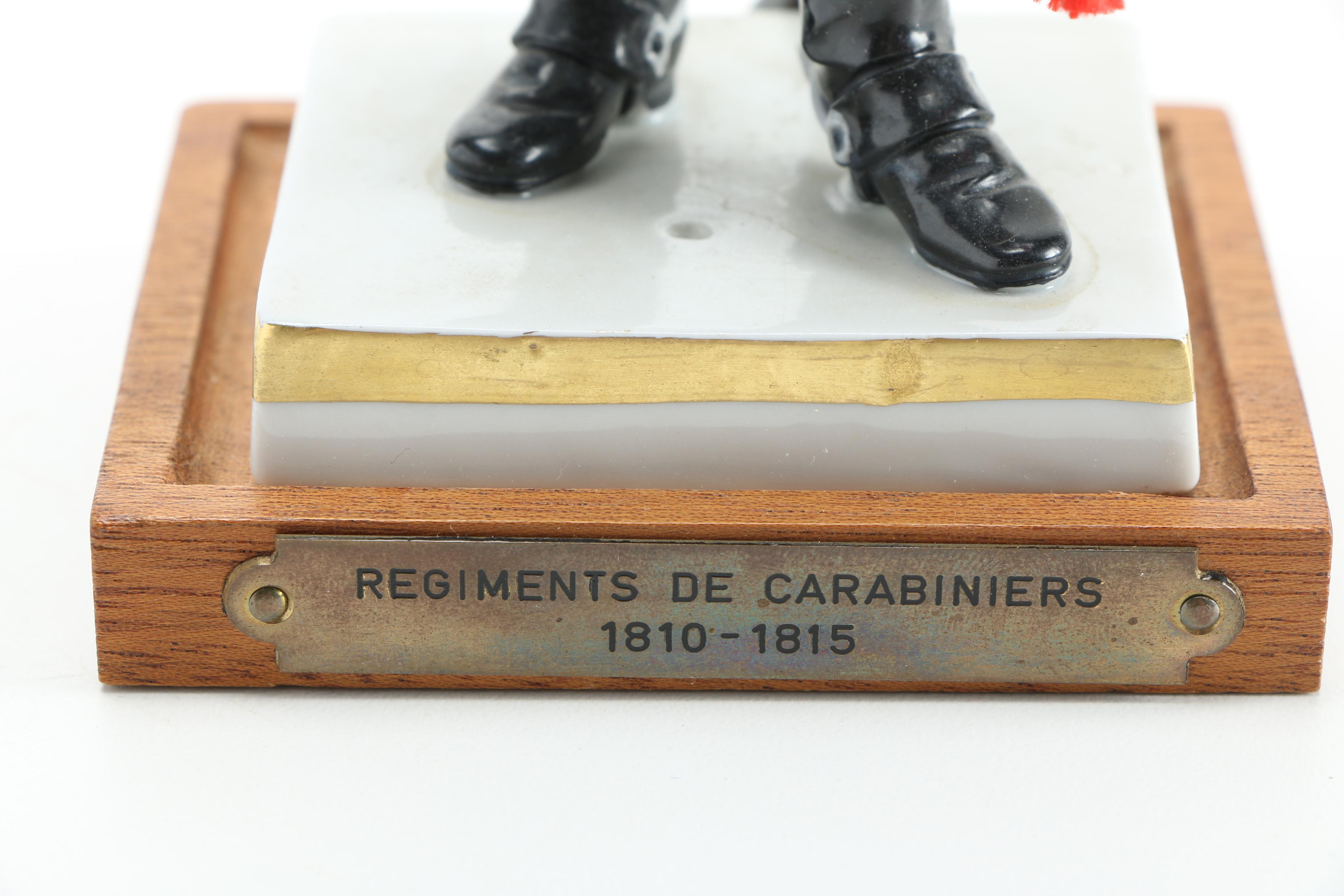 Porcelain Soldiers and Male Figurines Featuring Sitzendorf