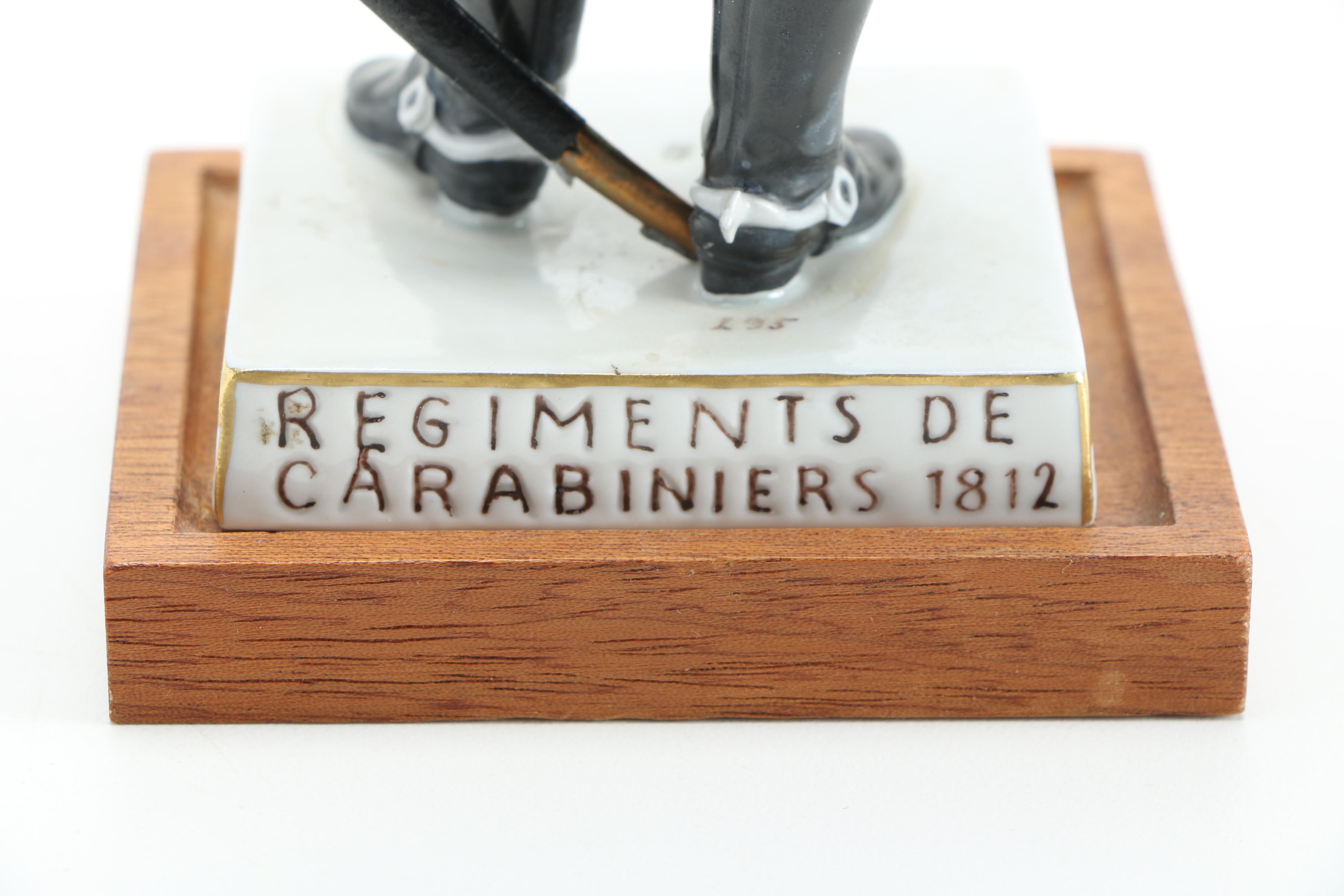 Porcelain Soldiers and Male Figurines Featuring Sitzendorf