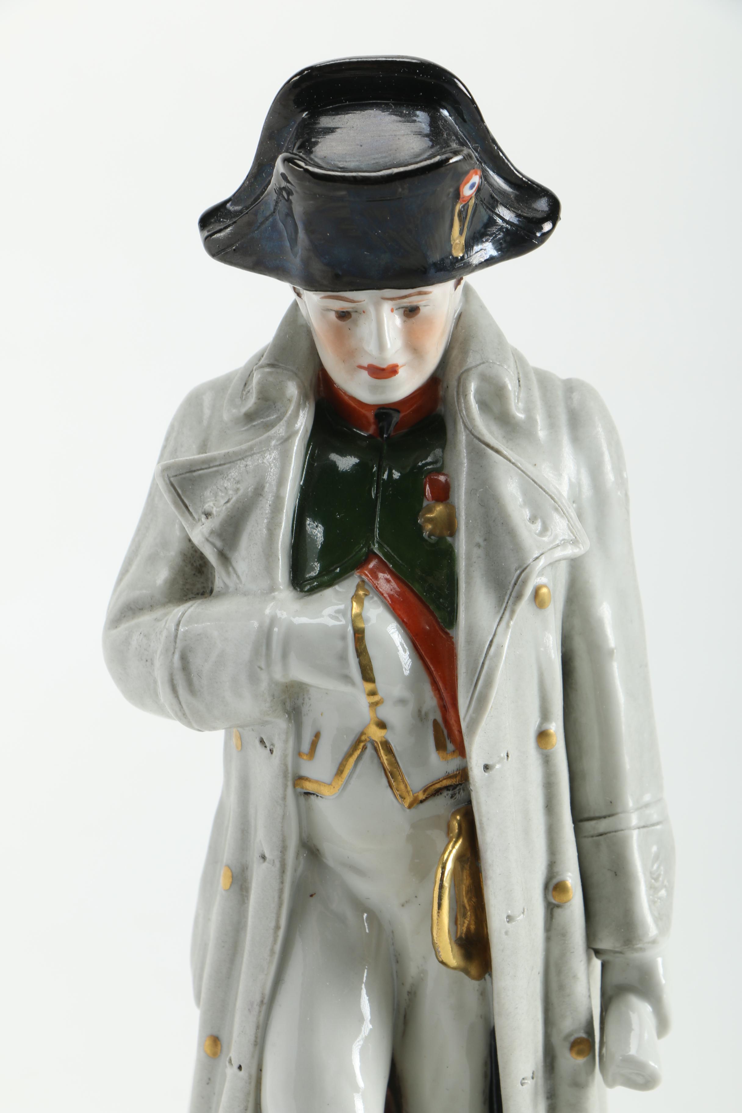 Porcelain Soldiers and Male Figurines Featuring Sitzendorf