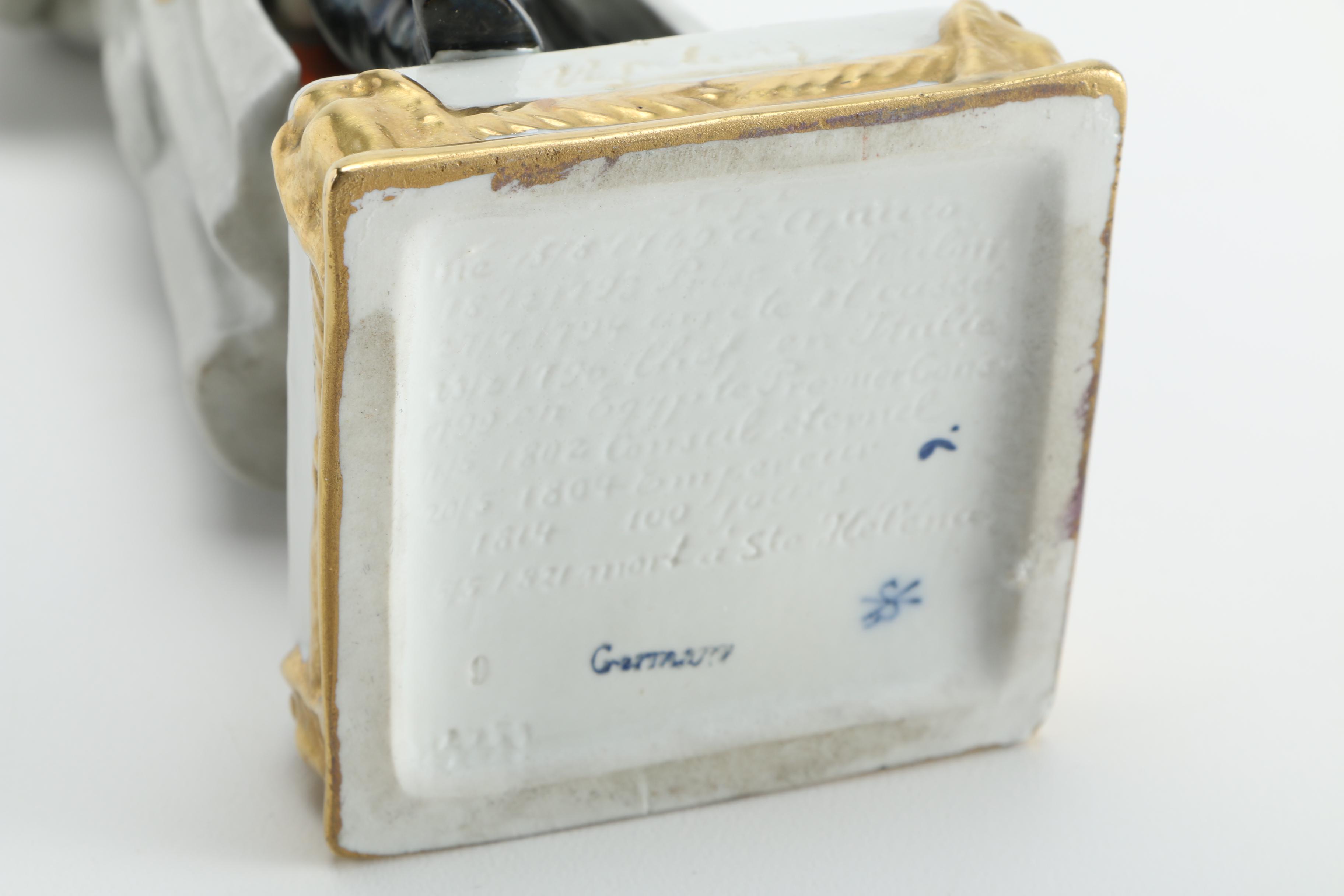 Porcelain Soldiers and Male Figurines Featuring Sitzendorf