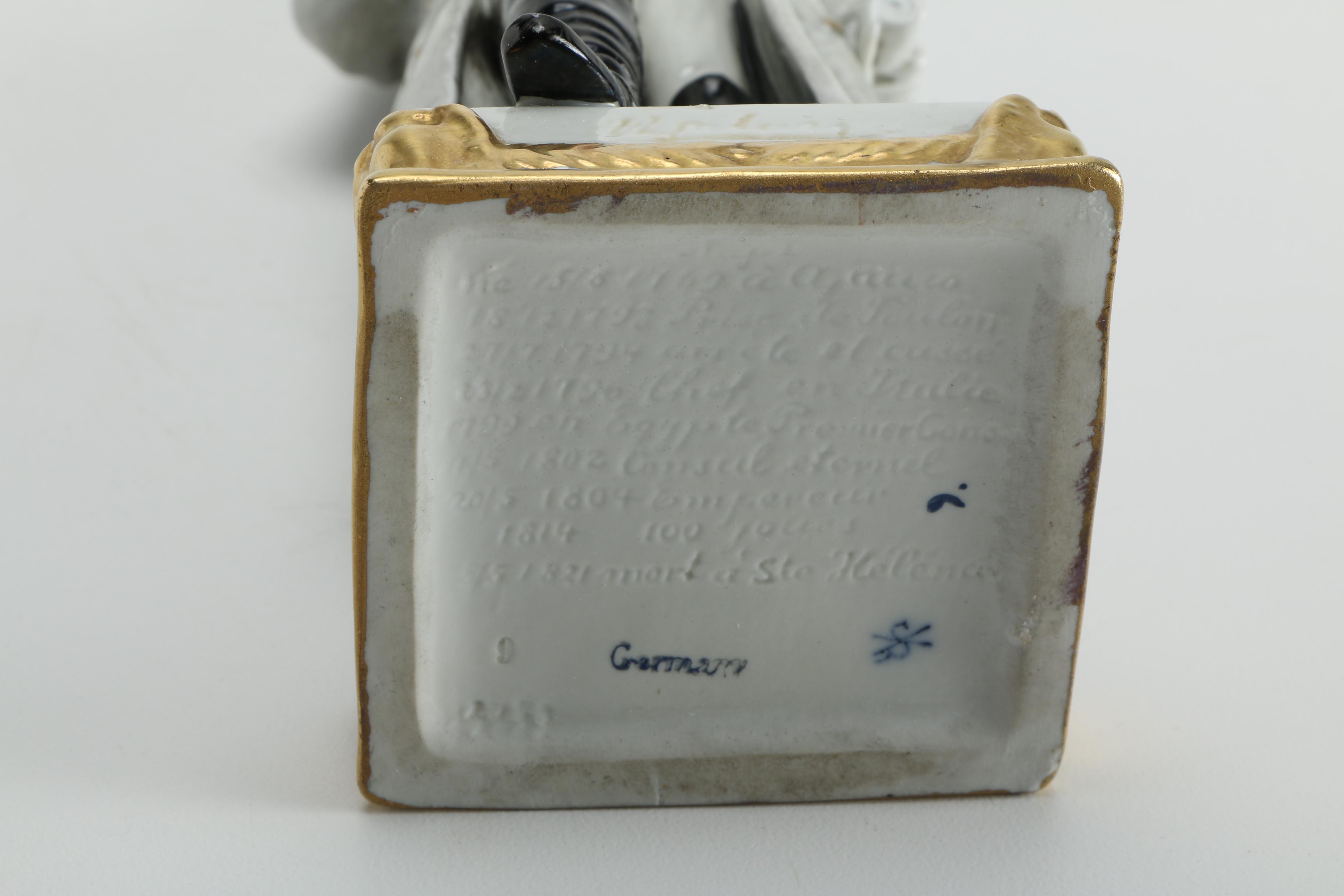 Porcelain Soldiers and Male Figurines Featuring Sitzendorf