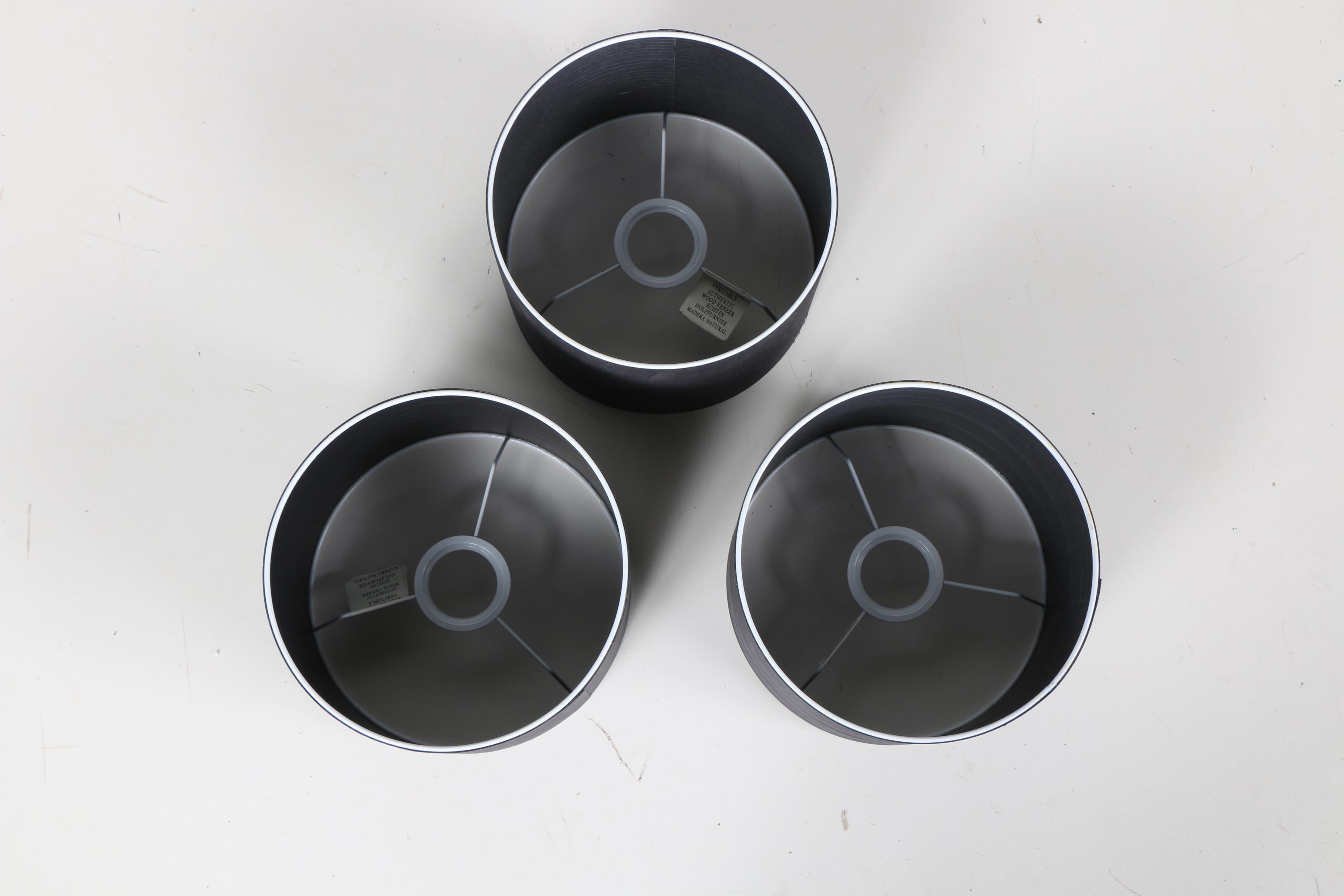 Macao GM Wood and Chrome Floor Lamp With Shade