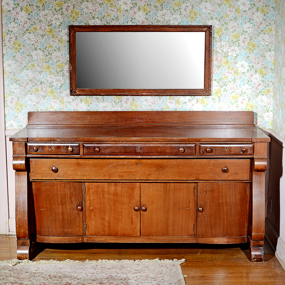 Vintage American Empire Style Sideboard by Snyder Furniture Co.