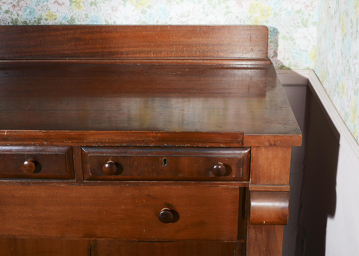 Vintage American Empire Style Sideboard by Snyder Furniture Co.