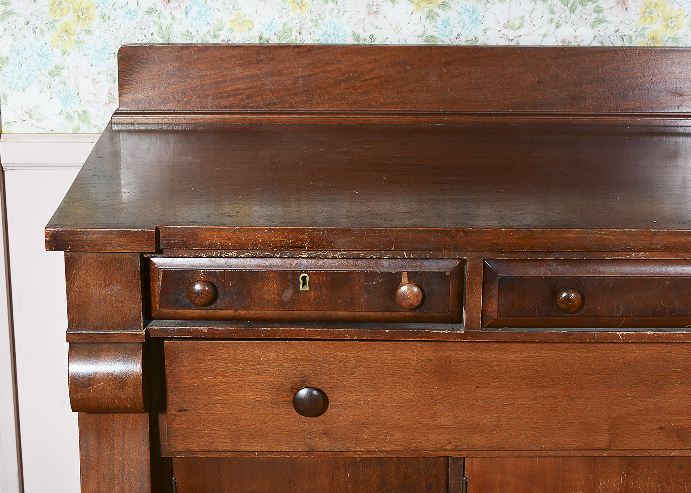 Vintage American Empire Style Sideboard by Snyder Furniture Co.