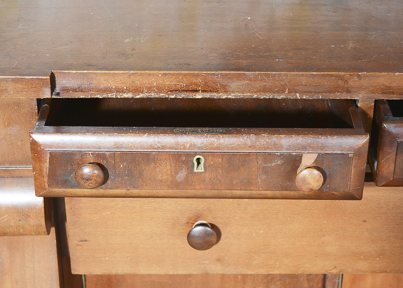Vintage American Empire Style Sideboard by Snyder Furniture Co.
