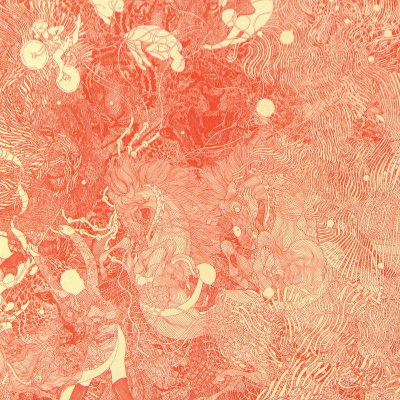 Guillaume Azoulay "Le Cirque (Burnt Scarlet)" Framed Limited Edition Etching