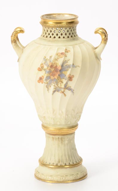 Turn Teplitz Bohemian Porcelain Vase