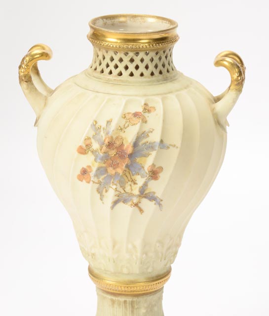 Turn Teplitz Bohemian Porcelain Vase