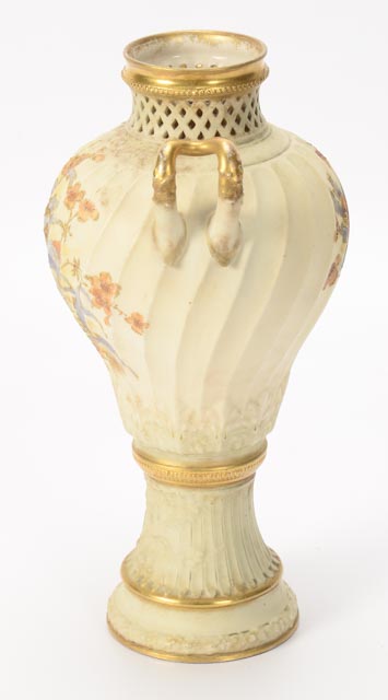 Turn Teplitz Bohemian Porcelain Vase