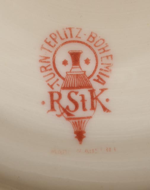 Turn Teplitz Bohemian Porcelain Vase