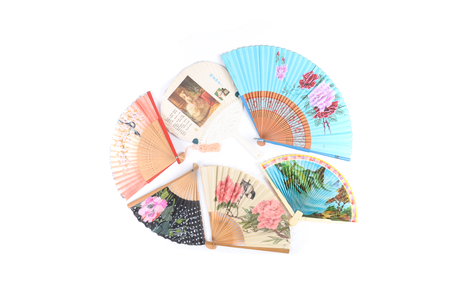 Collection of Paper Fans