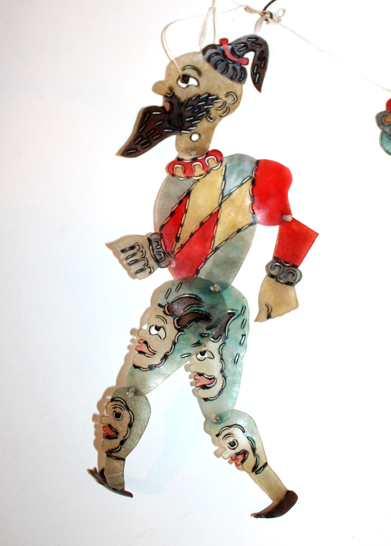 Vintage Persian Shadow Puppet Mobile