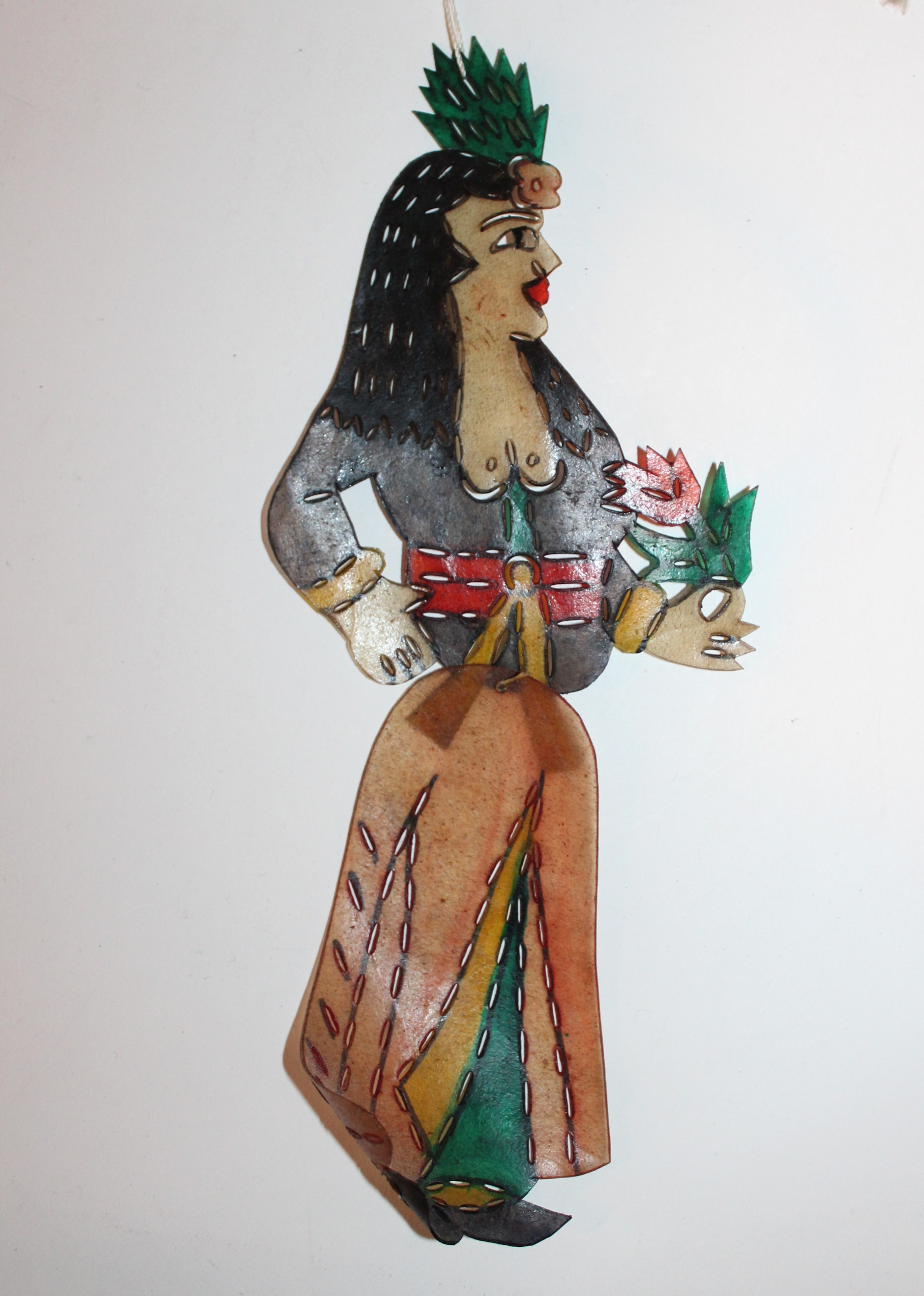 Vintage Persian Shadow Puppet Mobile