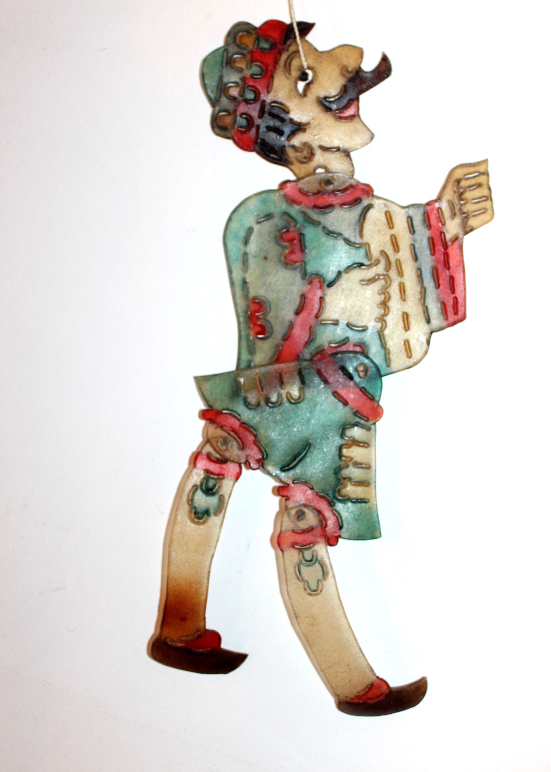 Vintage Persian Shadow Puppet Mobile