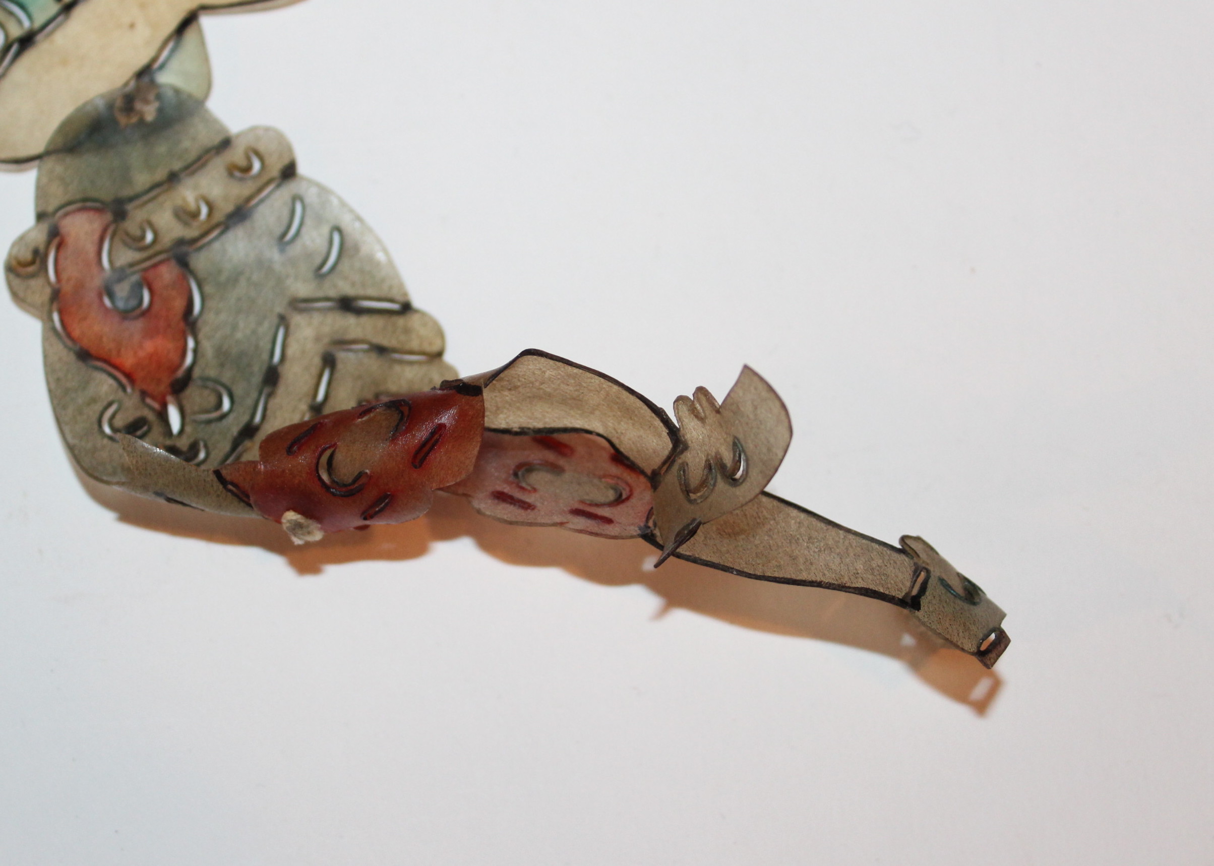 Vintage Persian Shadow Puppet Mobile