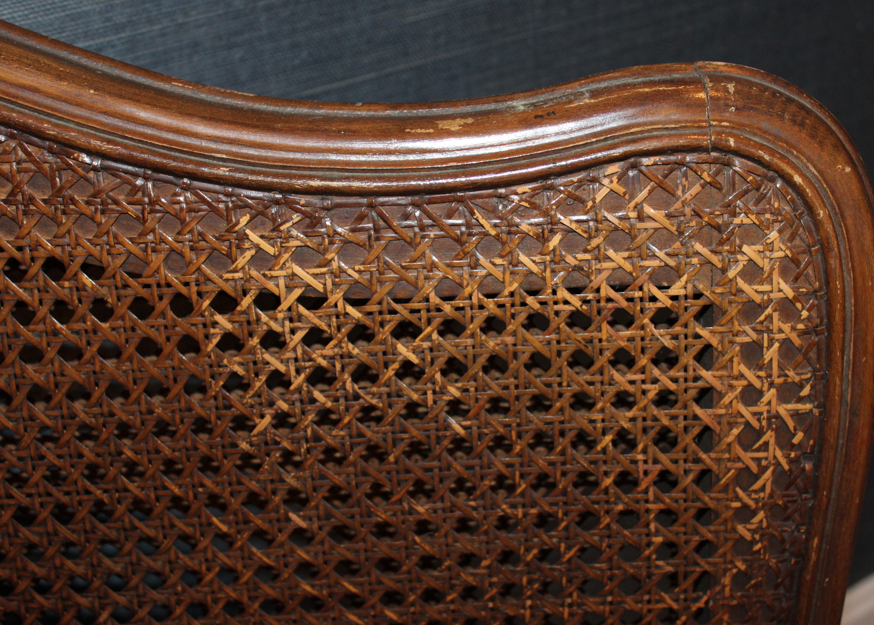 Vintage French Provencal Twin Head and Foot Boards