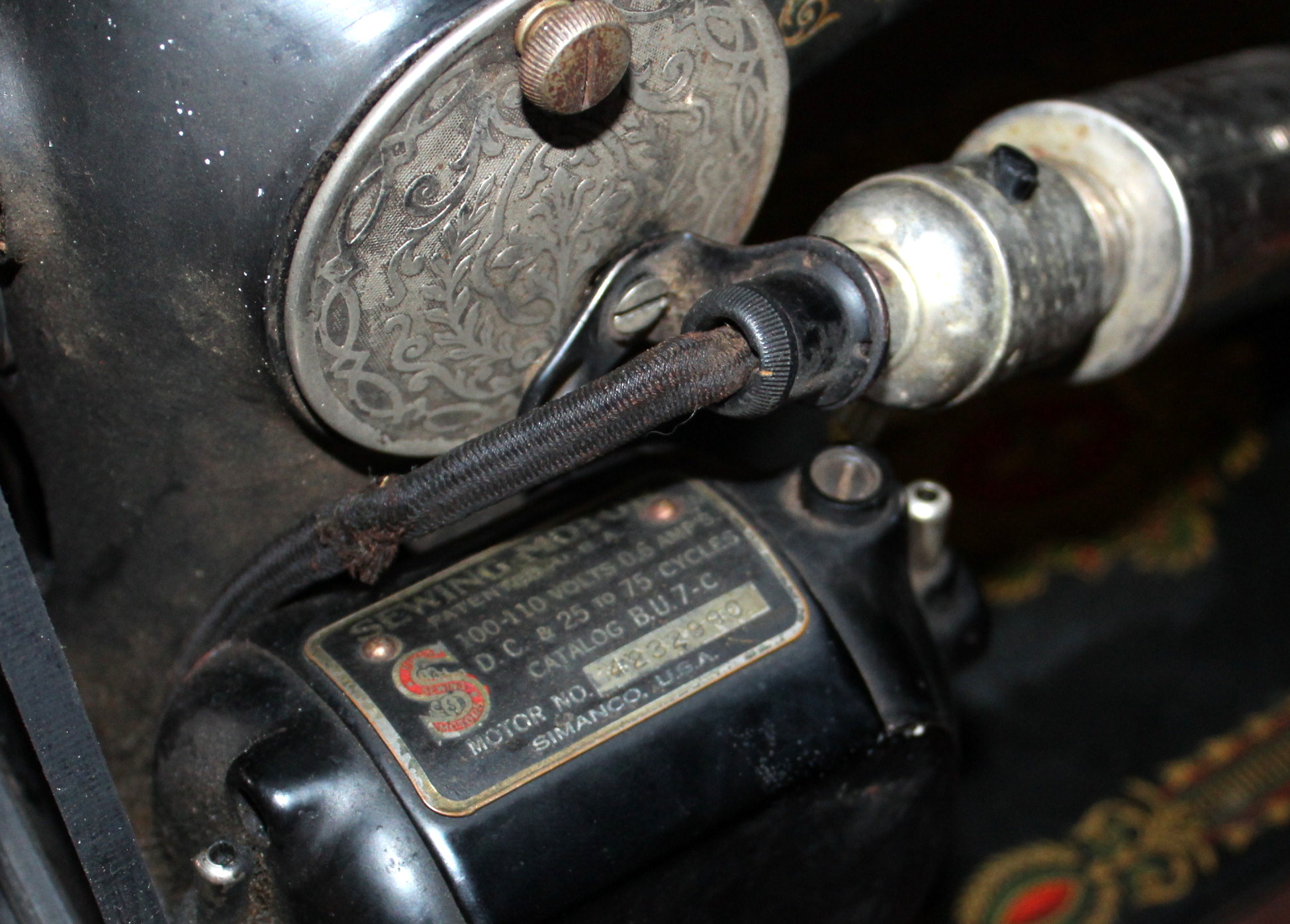 Antique Singer Sewing Machine Table