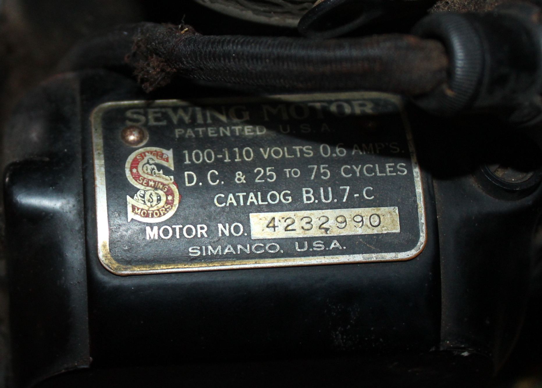 Antique Singer Sewing Machine Table