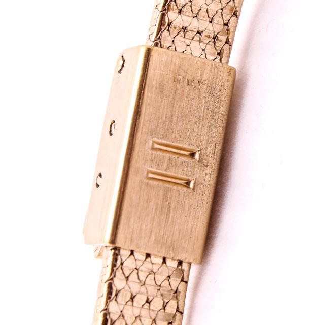 Vintage Jules Jurgenson Women's Ruby and Diamond Watch