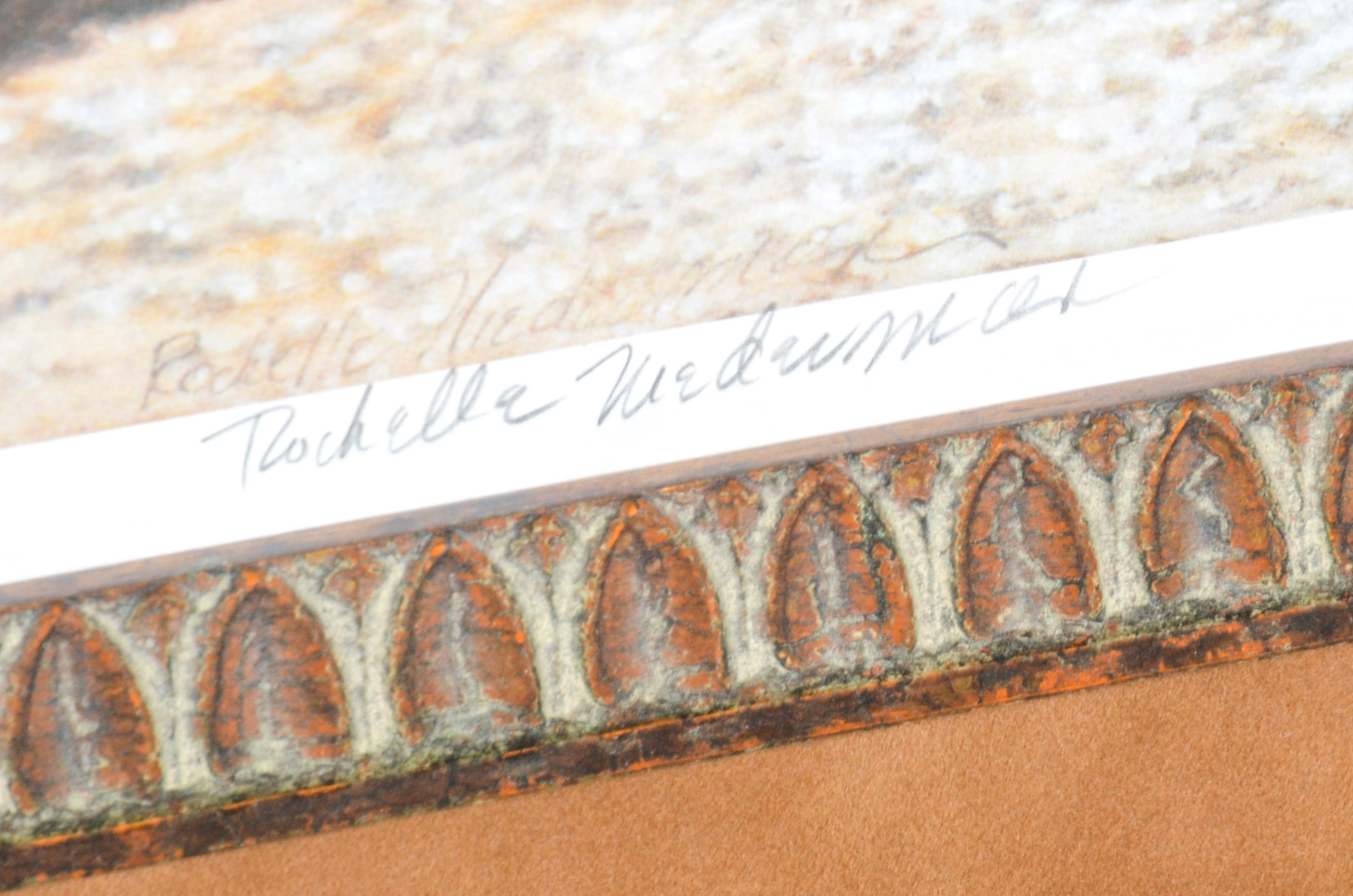 Rochelle Niederman Limited Edition Print "A Leg Over the Rope"