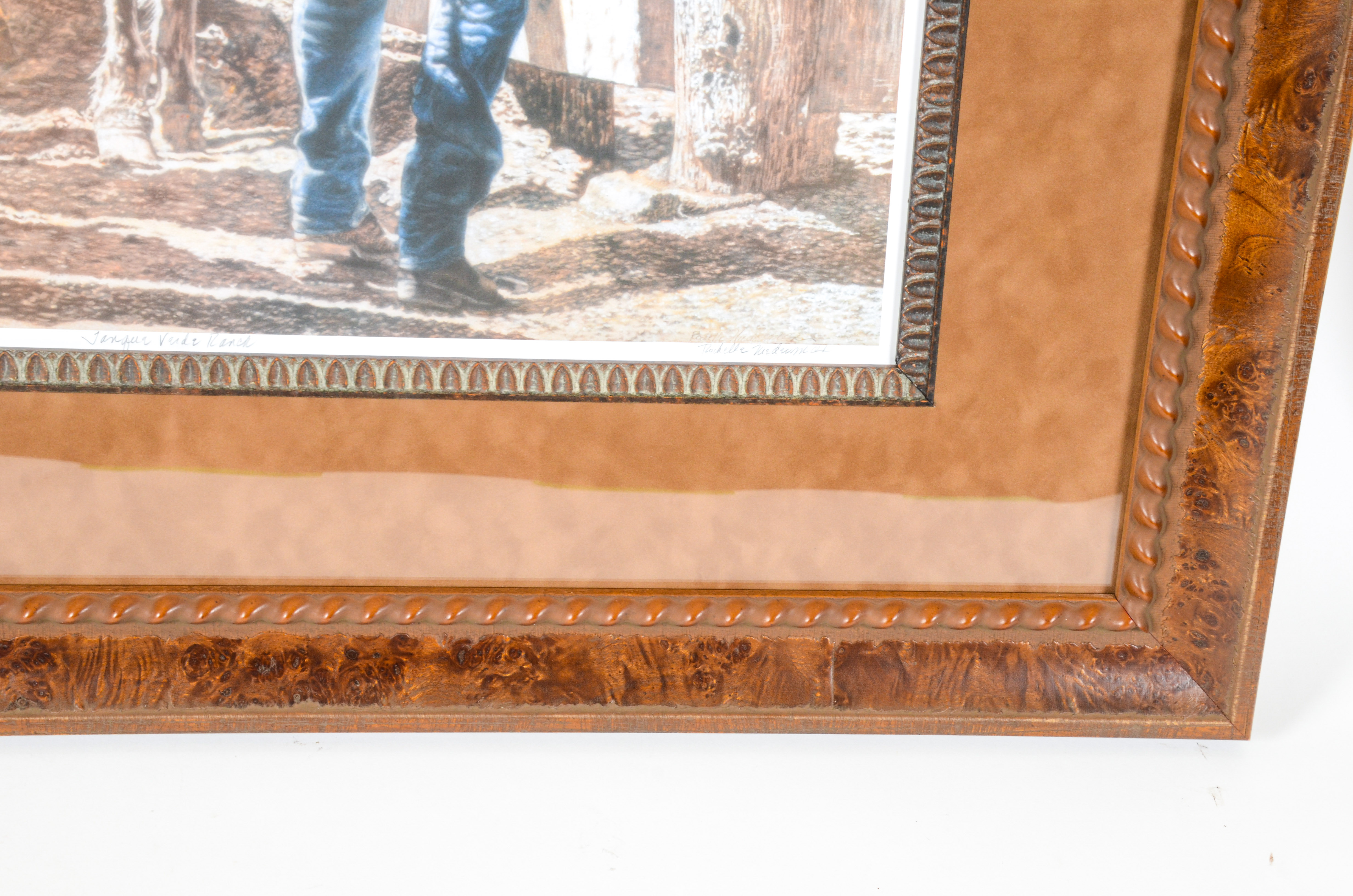 Rochelle Niederman Limited Edition Print "A Leg Over the Rope"